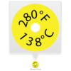 SL280F 138C TEMPERATURE SENSOR LABEL