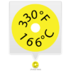 SL330F 166C TEMPERATURE SENSOR LABEL
