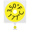 SL350F 177C TEMPERATURE SENSOR LABEL
