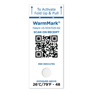WarmMark QR 26C/79F 48 Hour Temperature Tag
